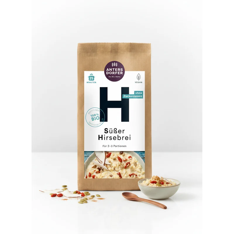 Antersdorfer - Die Bio-Mühle Bio Süßer Hirsebrei (6x 150g)