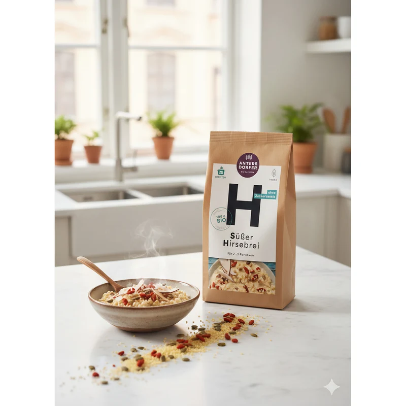 Antersdorfer - Die Bio-Mühle Bio Süßer Hirsebrei (6x 150g)