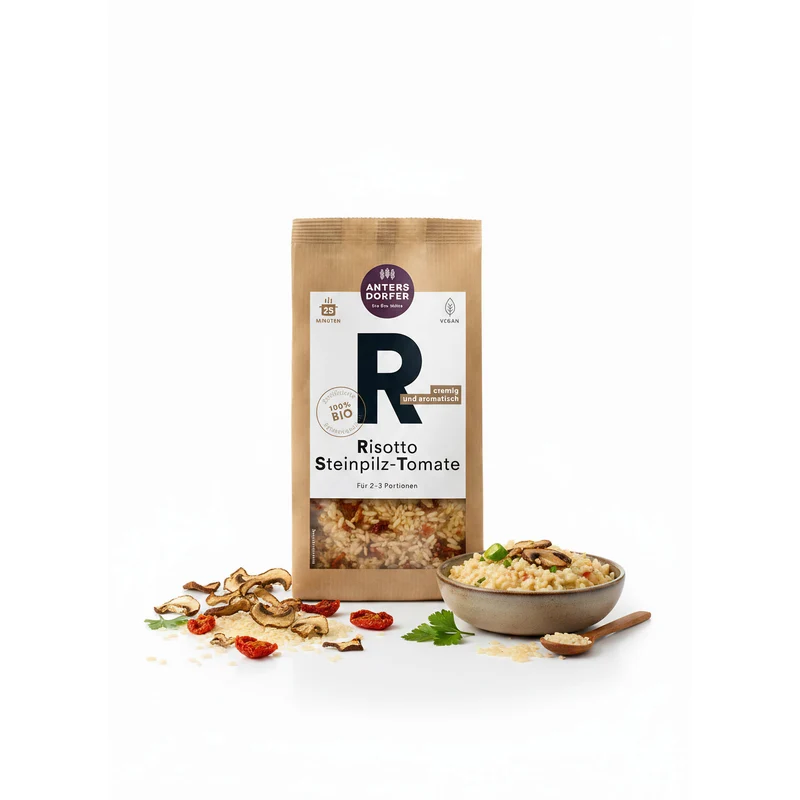 Antersdorfer - Die Bio-Mühle Bio Risotto Steinpilz-Tomate (6x 150g)