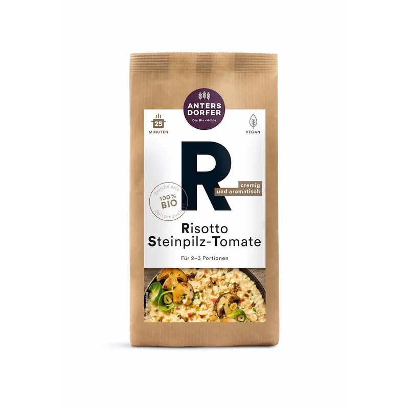 Antersdorfer - Die Bio-Mühle Bio Risotto Steinpilz-Tomate (6x 150g)