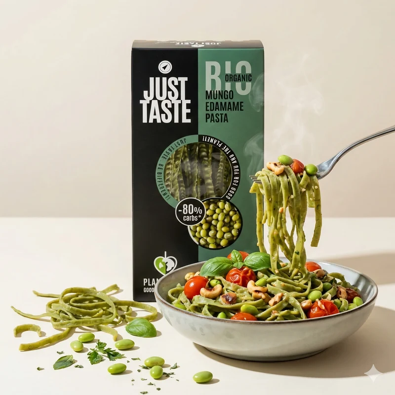 Just Taste Bio Mungo-Edamame Pasta (6x 250g)
