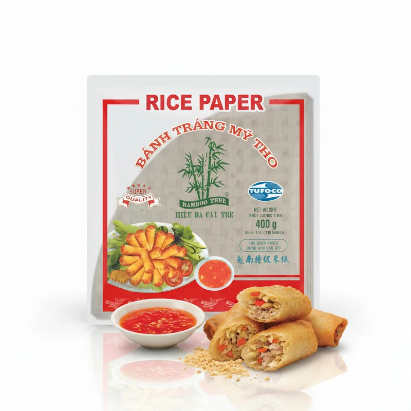 BAMBOO TREE Reispapier Dreieck