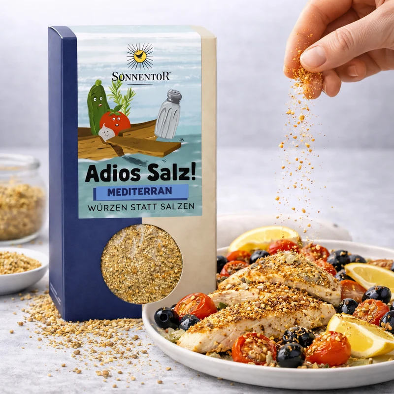 Sonnentor Bio Adios Salz Gemüsemischung - mediterran (6x 55g)