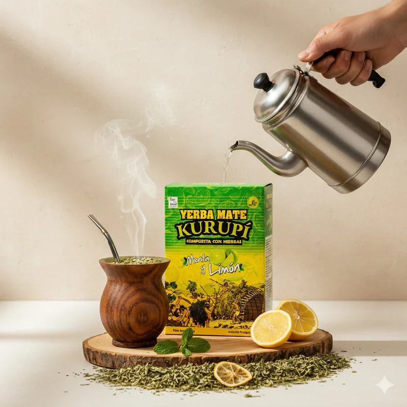 Kurupi Menta y Limón - Mate Tee aus Paraguay (500g)