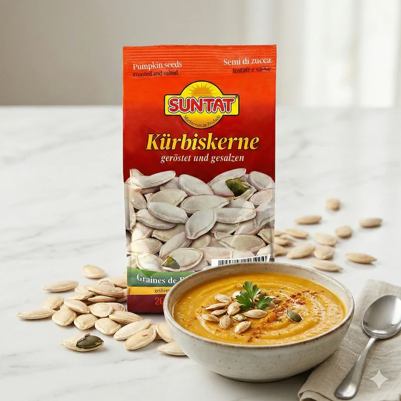 SUNTAT Kürbiskerne geröstet und gesalzen (2x200g)