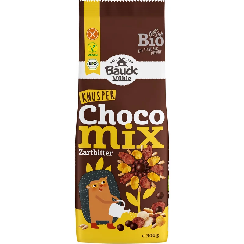 Bauckhof Bio Knusperfrühstück Zartbitter glutenfrei - 6x300g
