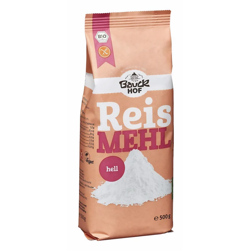 Bauckhof Bio Reismehl hell glutenfrei