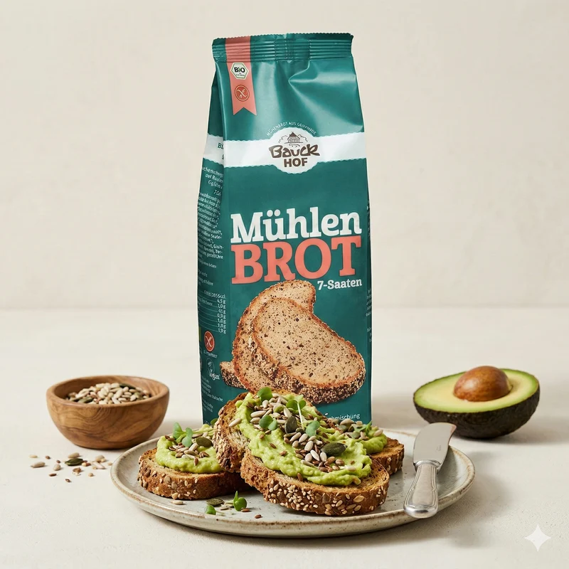 Bauckhof Bio Mühlenbrot 7-Saaten Mix - glutenfrei (6x500g)