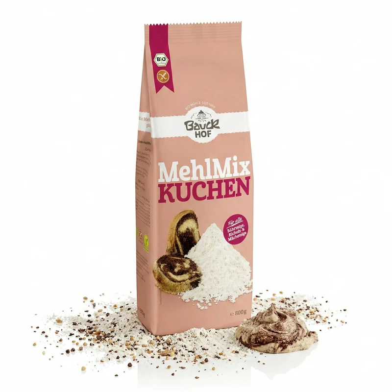Bauckhof Bio Mehl Mix Kuchen glutenfrei - 800g