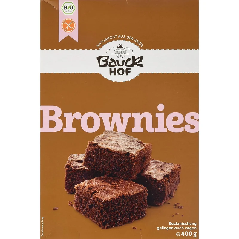 Bauckhof Bio Brownies Backmischung glutenfrei