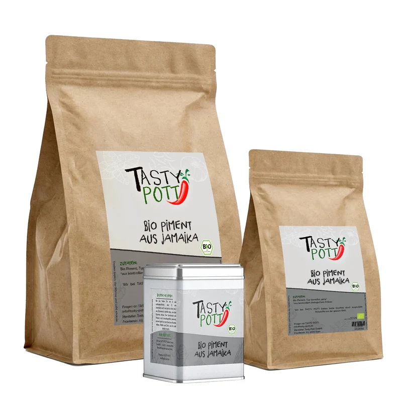 Tasty Pott Bio Piment ganz - in verschiedenen Größen