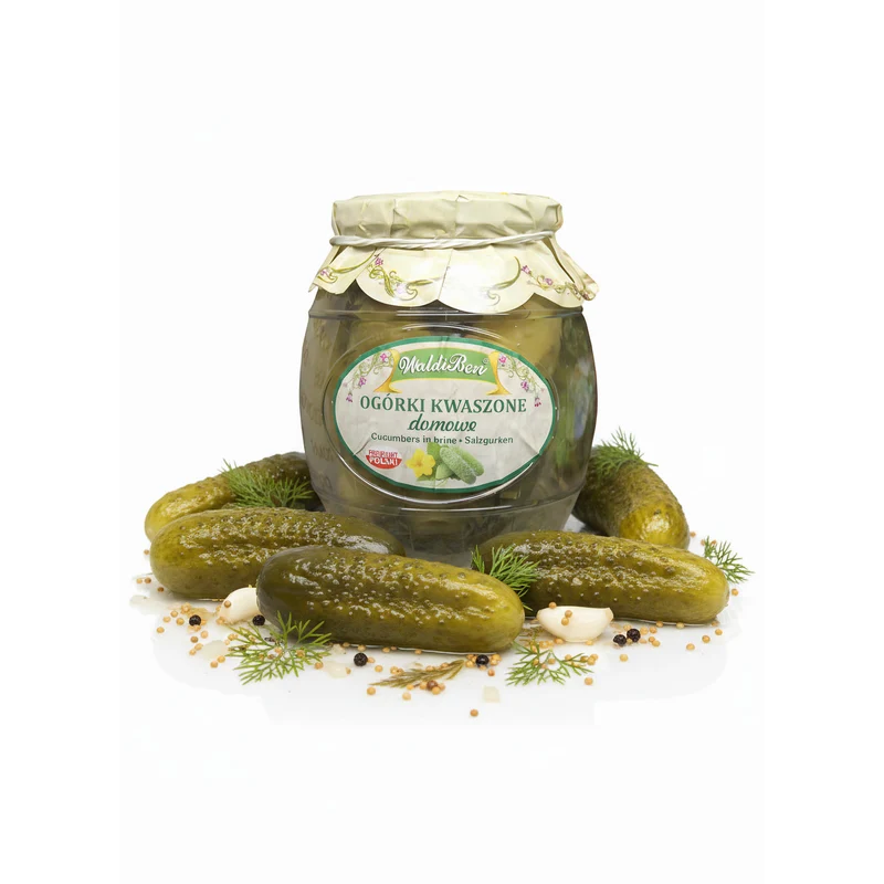 WaldiBen Faßsalzgurken, eingelegt (6x 770g)