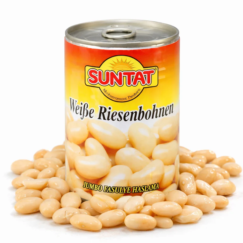 SUNTAT Weiße Riesenbohnen, (6 x 400 g)