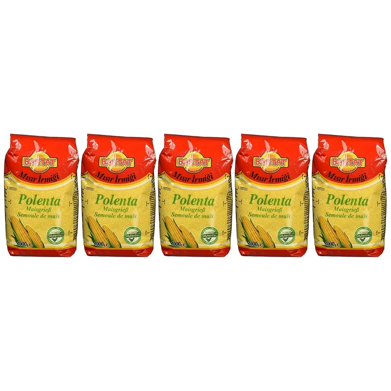 SUNTAT Maisgrieß Vorrat (5 x 1 kg)