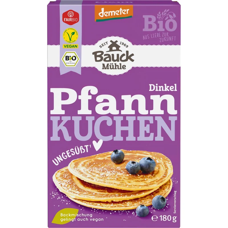 Bauckhof Dinkel-Pfannkuchen Mix - Demeter 180g