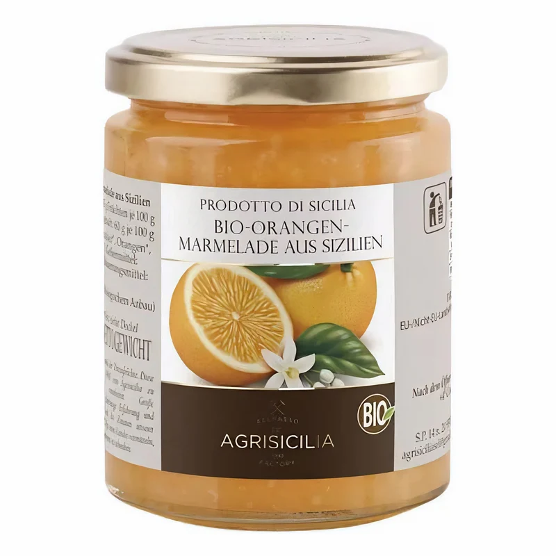 Agrisicilia Sizilianische Orangen-Marmelade 360g
