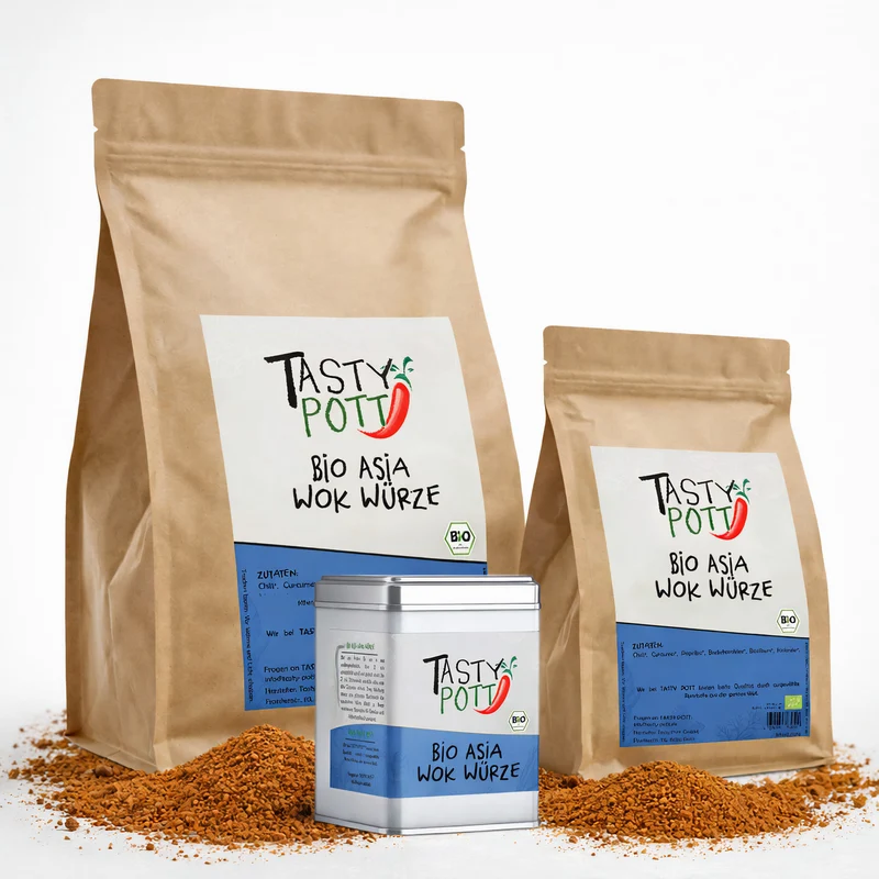 Tasty Pott Bio Asia Wok Gewürzmischung - im Beutel