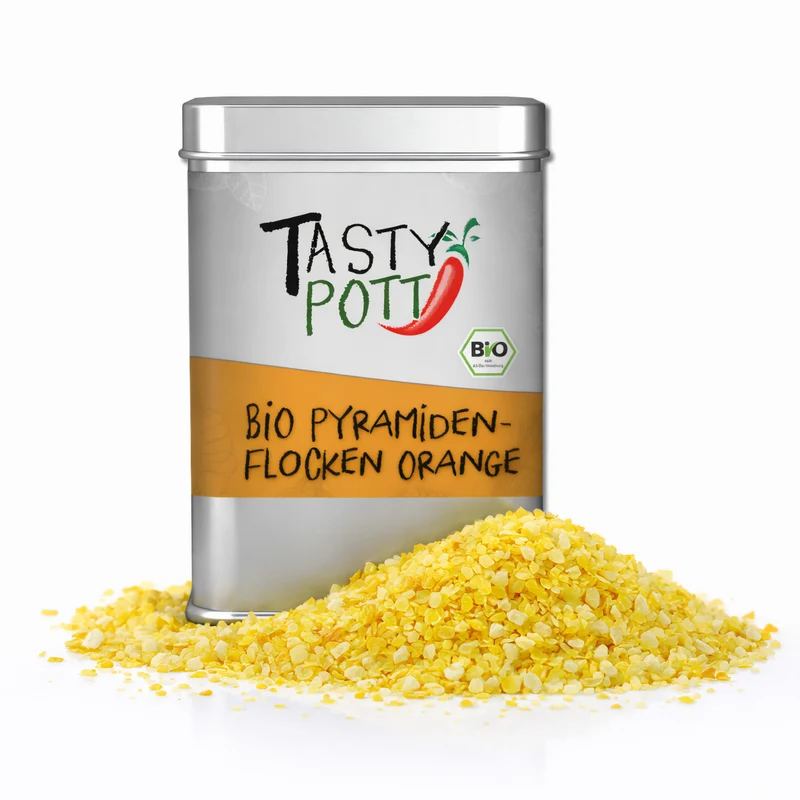 Tasty Pott Bio Pyramidenflocken Orange & Salz - 85g