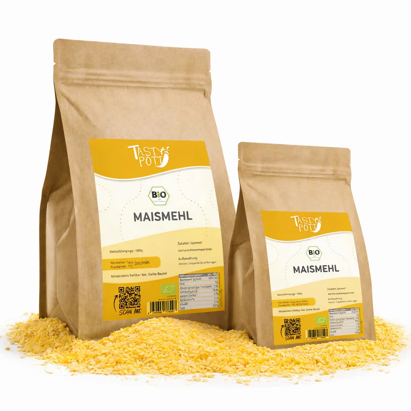 Tasty Pott Bio Maismehl - im Beutel