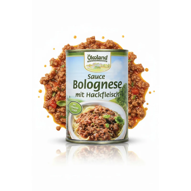 ÖKOLAND Bio Sauce Bolognese - 400g Dose
