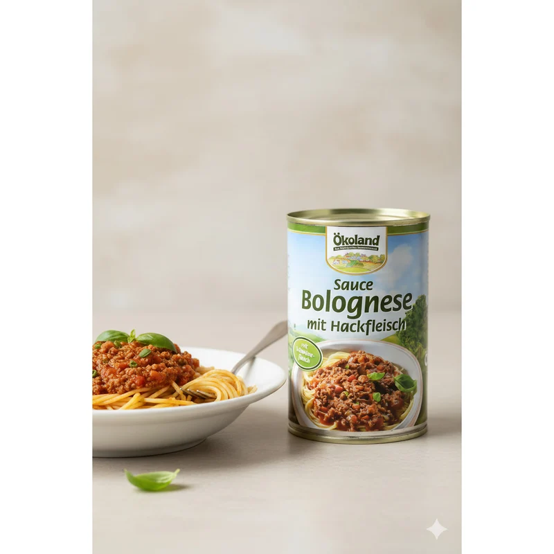 ÖKOLAND Bio Sauce Bolognese - 400g Dose