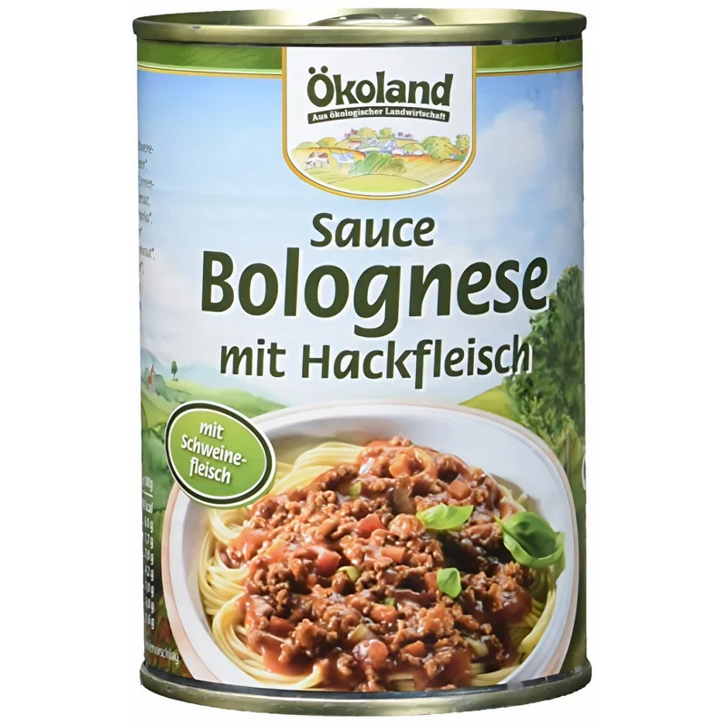 ÖKOLAND Bio Sauce Bolognese - 400g Dose