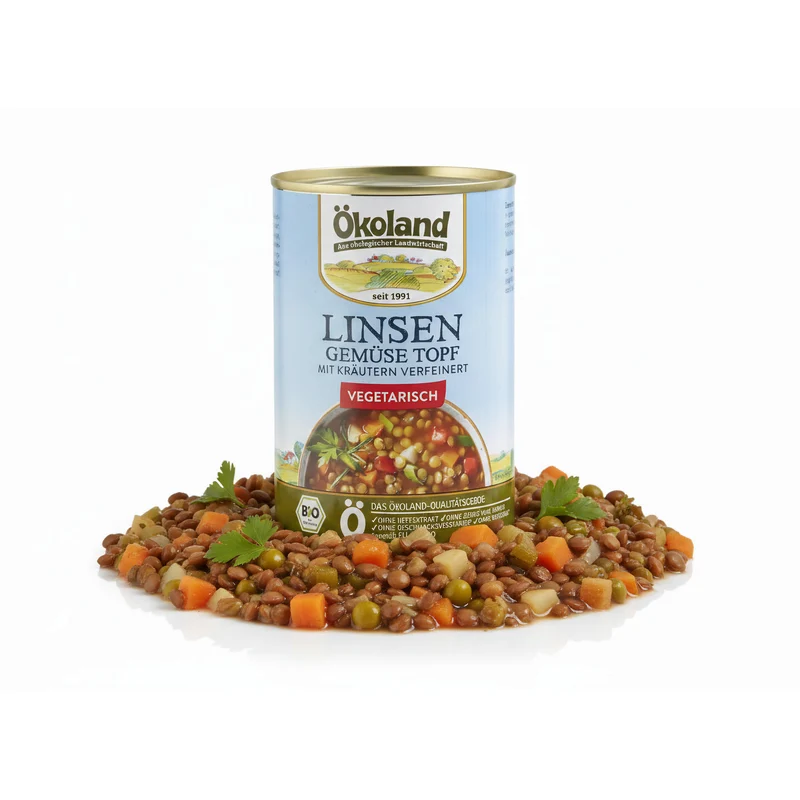ÖKOLAND Bio Linsensuppe - 6x400g