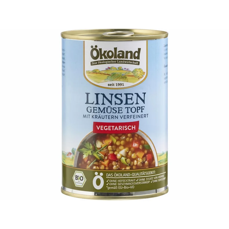 ÖKOLAND Bio Linsensuppe - 6x400g