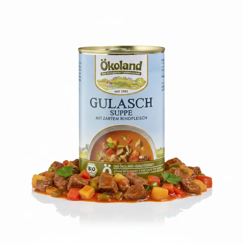 ÖKOLAND Gulaschsuppe, (6 x 400 g)
