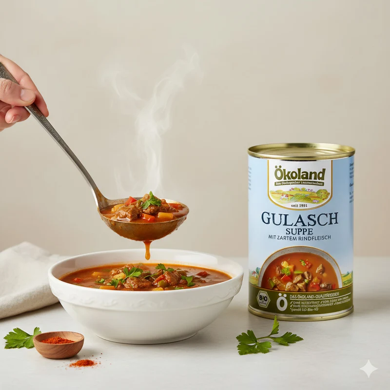 ÖKOLAND Gulaschsuppe, (6 x 400 g)