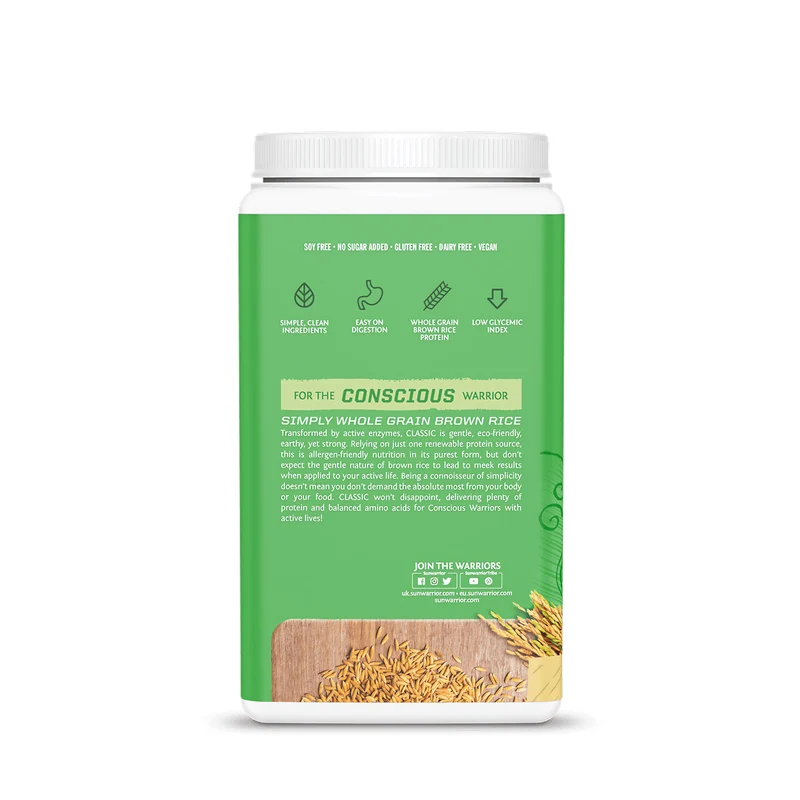 Sunwarrior natürliches Reisprotein - verschiedene Geschmäcker - 750g