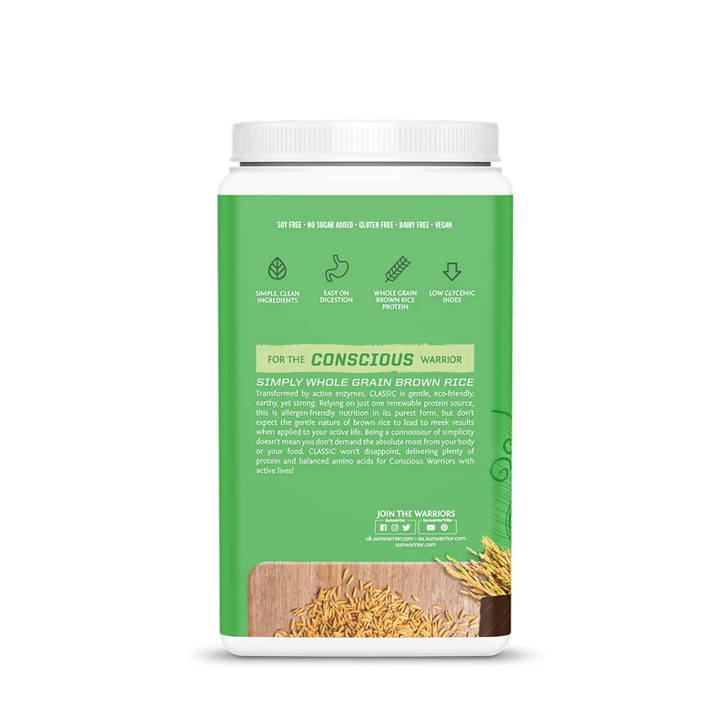 Sunwarrior natürliches Reisprotein - verschiedene Geschmäcker - 750g