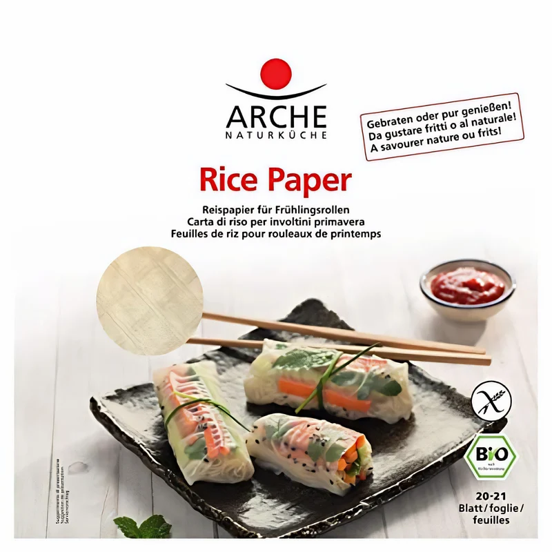 Arche Naturküche Bio Reispapier