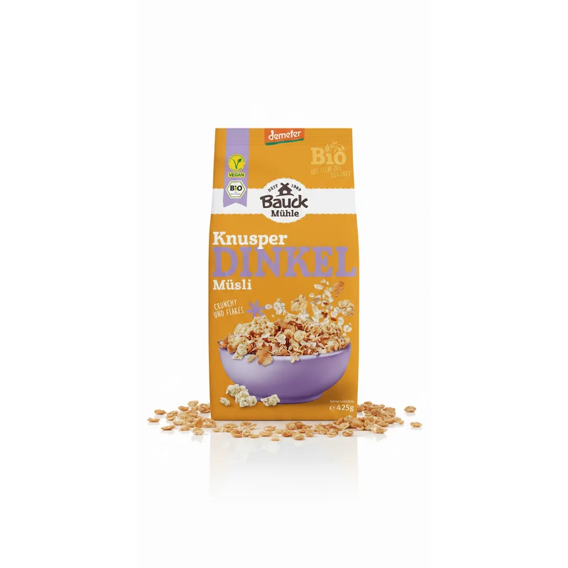 Bauckhof Bio Dinkel Müsli - Knusperzart 425g