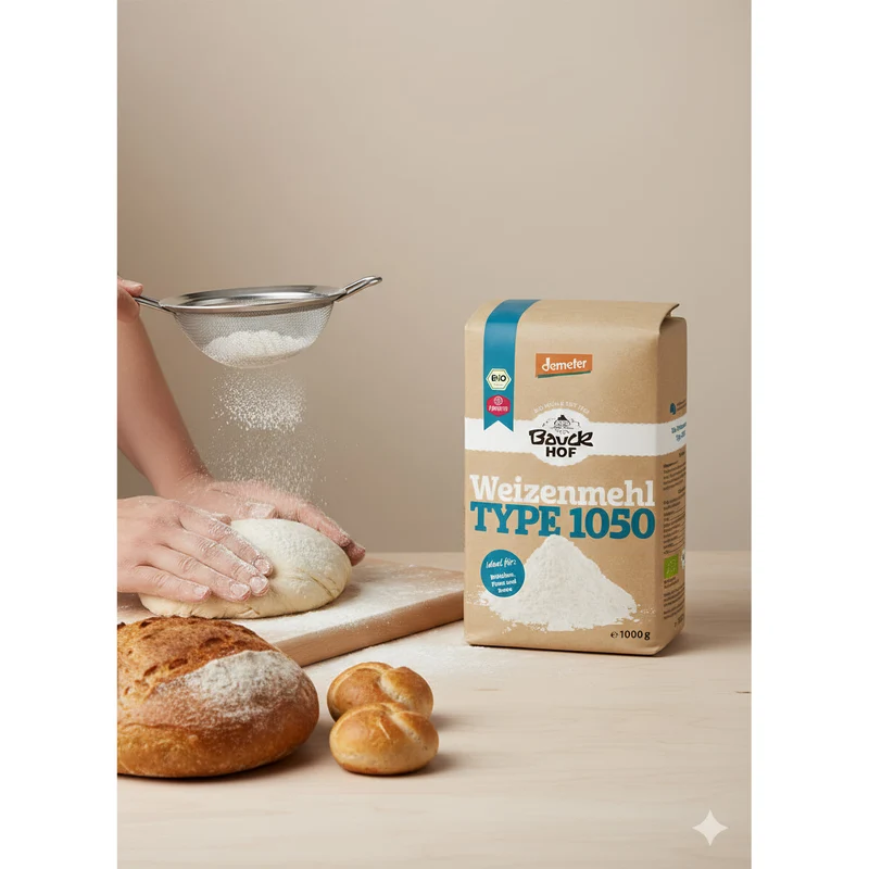Bauckhof Bio Weizenmehl Typ 1050, 1kg