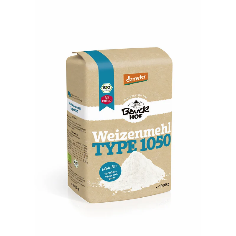 Bauckhof Bio Weizenmehl Typ 1050, 1kg