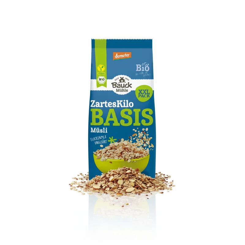 Bauck Mühle Bio Basis Müsli "Das zarte Kilo" demeter - 1kg