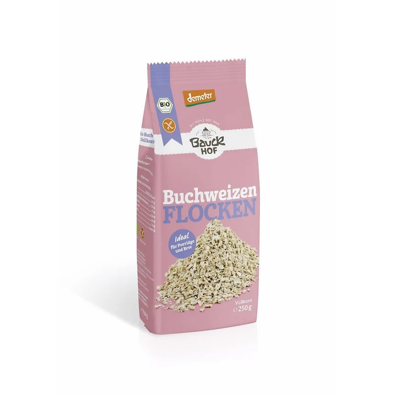 Bauckhof Bio Buchweizenflocken glutenfrei Demeter