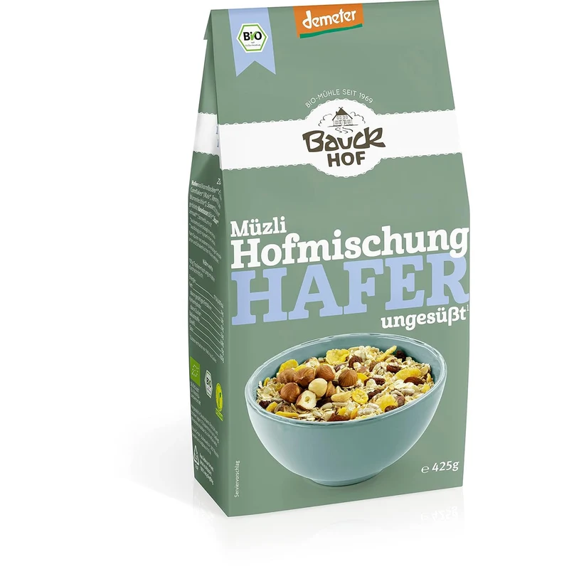 Bauckhof bio Hafermüsli Hofmischung - Demeter 4x 425g