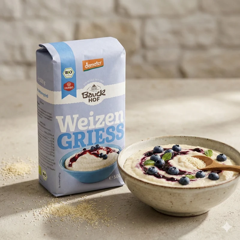 Bauckhof Bio Weizengrieß Demeter 500g