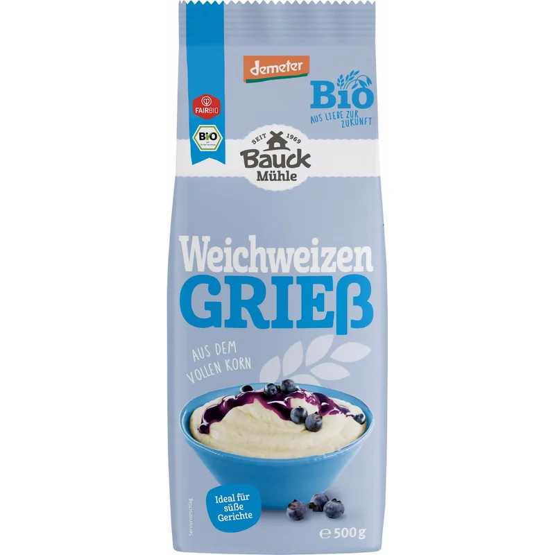 Bauckhof Bio Weizenvollgries 500g