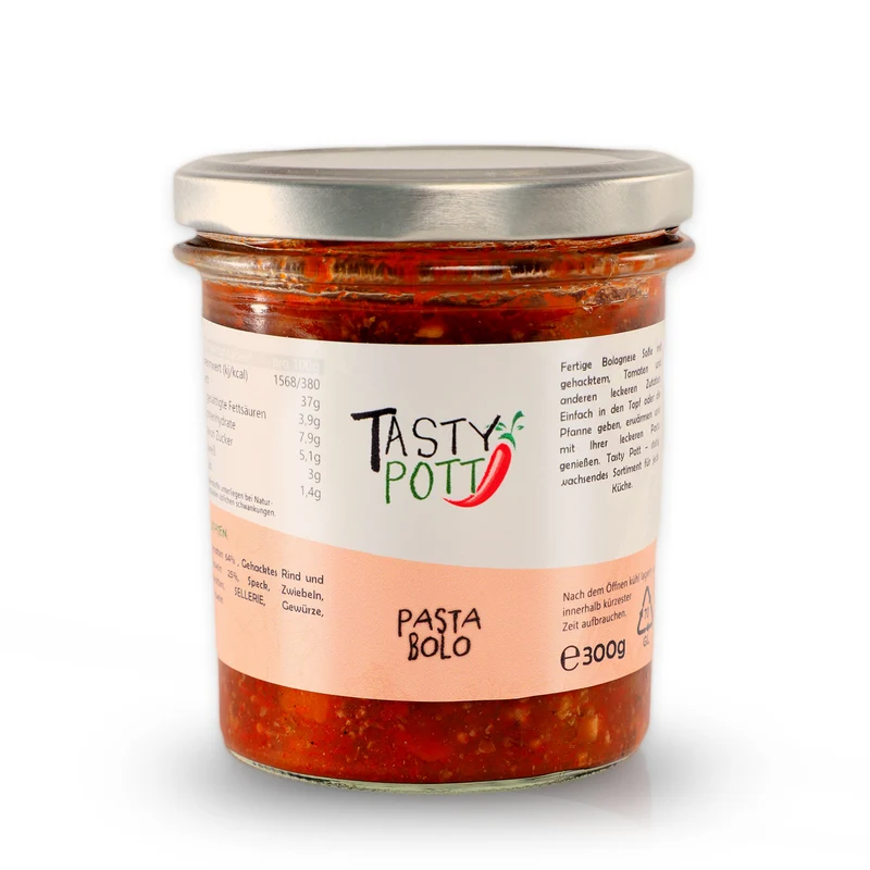 Tasty Pott Pasta Bolo - Pastasoße 300g Glas