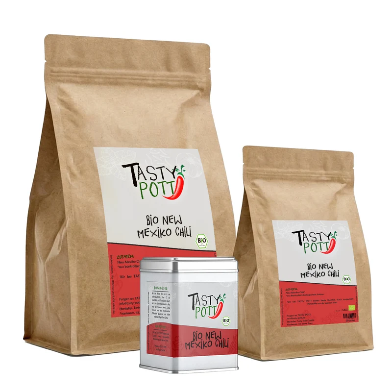 Tasty Pott Bio New Mexiko Chili Pulver - im Beutel