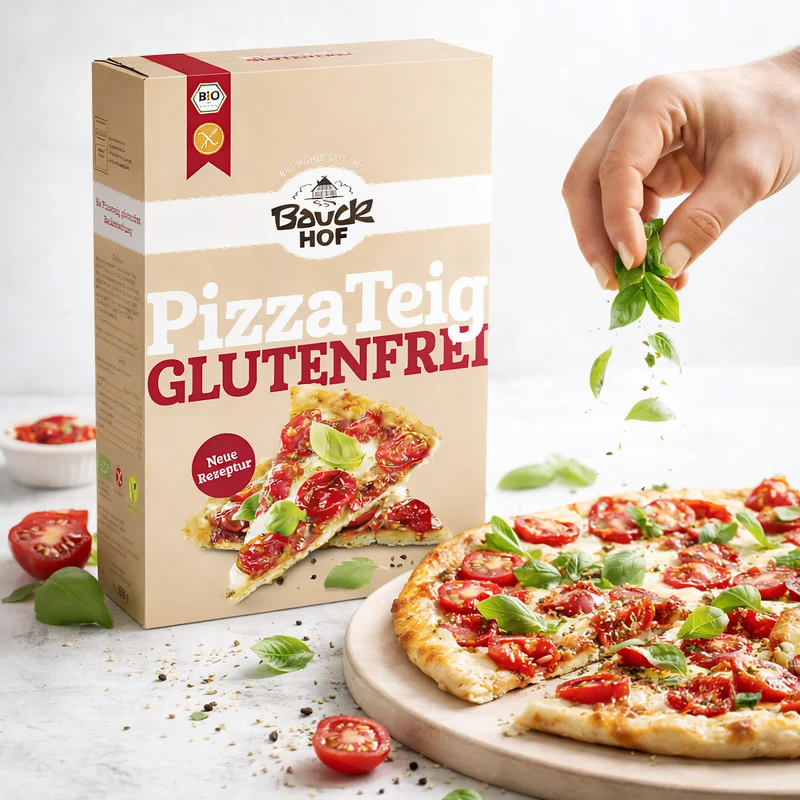 Bauck Hof Bio Pizzateig Backmischung glutenfrei