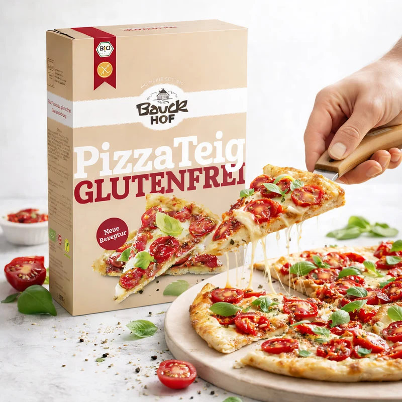 Bauck Hof Bio Pizzateig Backmischung glutenfrei