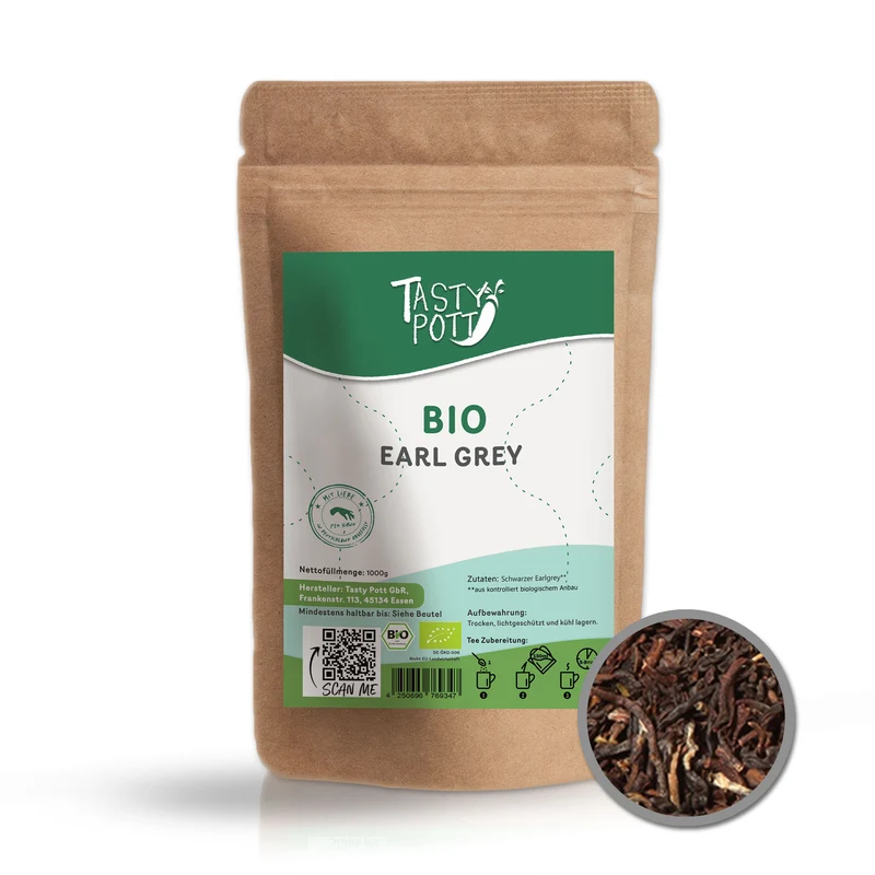 Tasty Pott Bio Earl Grey Tee - im Beutel