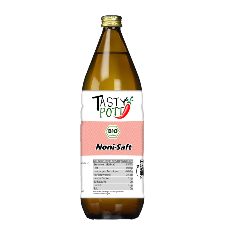 Tasty Pott Bio Nonisaft - Saft Noni - 1L Flasche