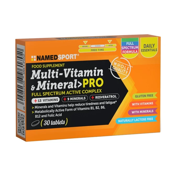 Multi-Vitamins & Minerals Pro 30 cpr