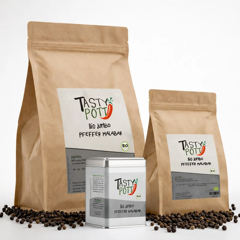 Tasty Pott Bio Jumbo Malabar Pfeffer - im Beutel