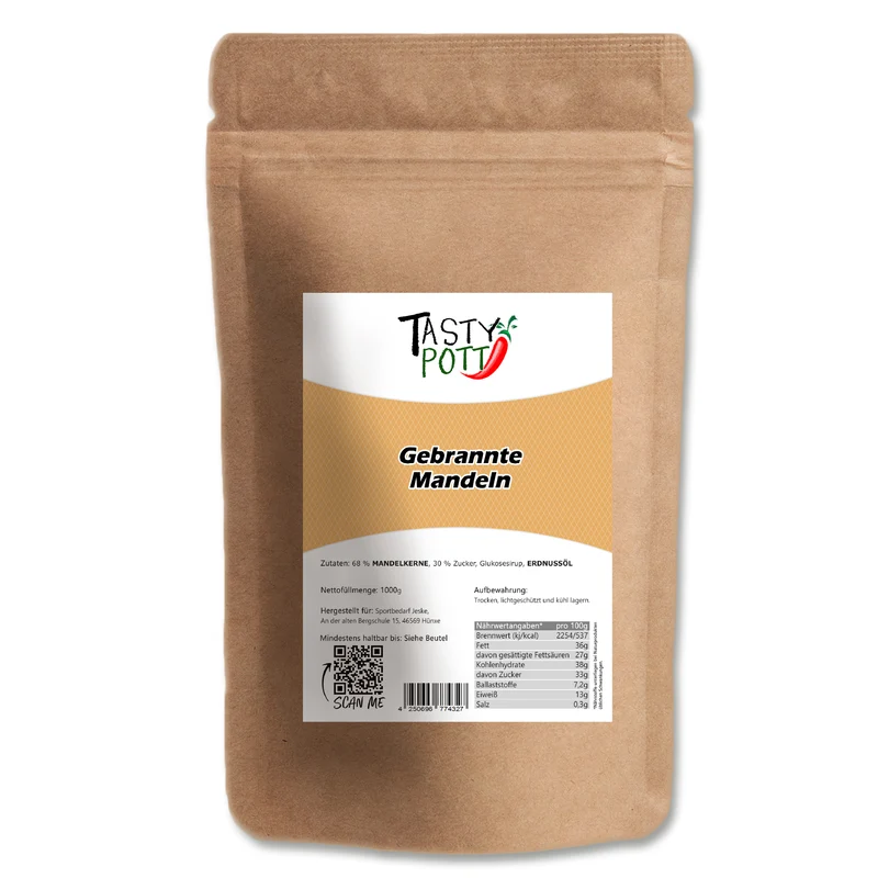 Tasty Pott Gebrannte Mandeln - im Beutel
